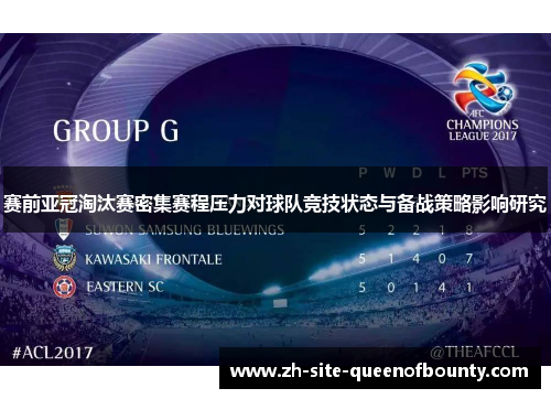 赛前亚冠淘汰赛密集赛程压力对球队竞技状态与备战策略影响研究